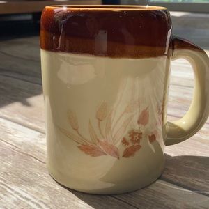 Vintage Floral Large Coffee Mug Beer Stein
